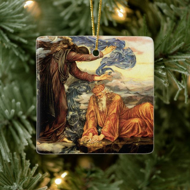 Earthbound by Evelyn De Morgan, Victorian Art Ceramic Ornament (Tree)