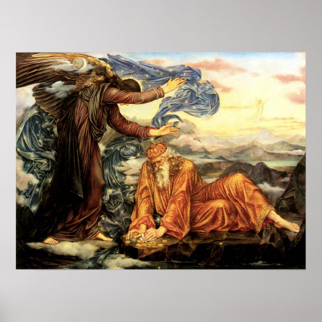 Earthbound by Evelyn De Morgan, Victorian Art Poster (Front)