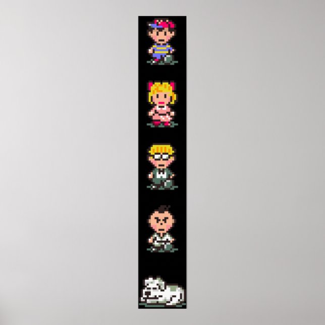 Earthbound - Characters Poster (Front)