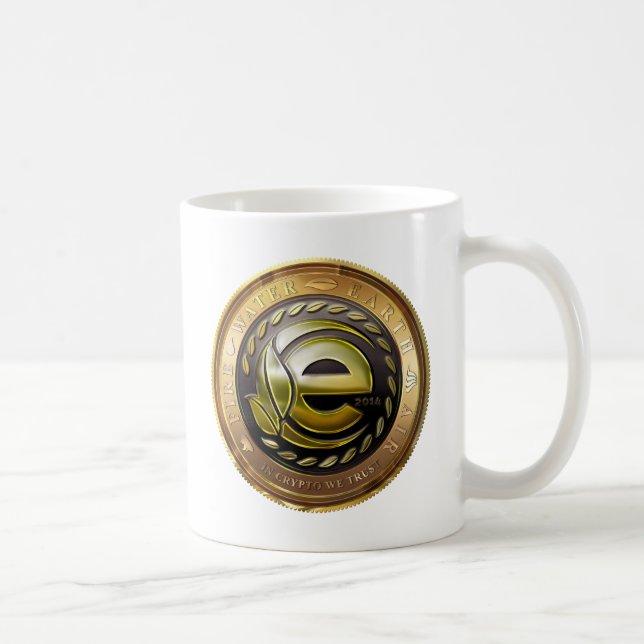 Earthcoin logo coffee mug (Right)