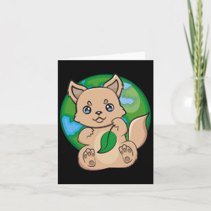 Earthday Everyday Dingo Love World Earth Day Recyc Card