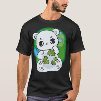Earthday Everyday Polar Bear Love World Earth Day  T-Shirt