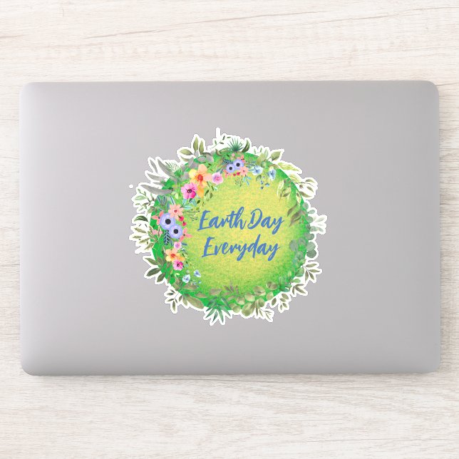 EarthDay Everyday Sticker (Computer)