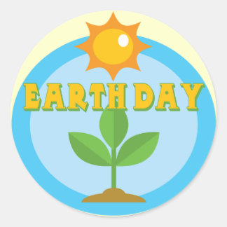 Earthday Shirts and Gifts Classic Round Sticker