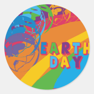 Earthday T Shirts and Gifts Classic Round Sticker