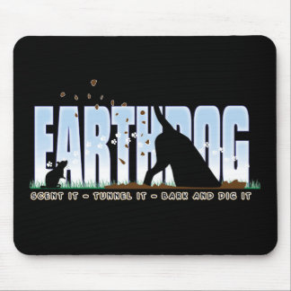 Earthdog colour design mouse pad