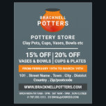 Earthen Pot Design, Pottery Store, Potters Advert Flyer<br><div class="desc">Earthen Pot Design,  Pottery Store,  Potters Advertising Flyers By The Business Card Store.</div>