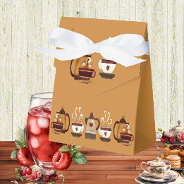  Earthen Teapot Afternoon High Tea Bridal Shower   Favour Box