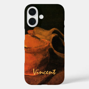 Earthenware, Bottle and Clogs by Vincent van Gogh iPhone 16 Case