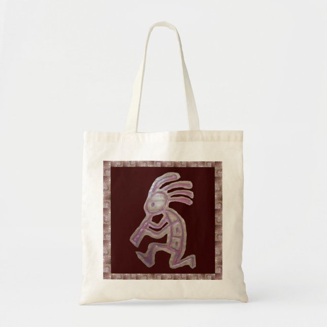 Earthenware Kokopelli Tote Bag (Front)
