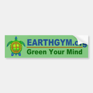 EarthGym.org Bumpersticker--Green Bumper Sticker