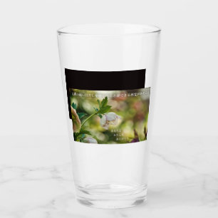 Earthlight and Healing Japanese Flowers and Poetry Glass