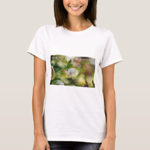 Earthlight and Healing Japanese Flowers and Poetry T-Shirt
