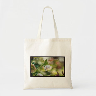 Earthlight and Healing Japanese Flowers and Poetry Tote Bag