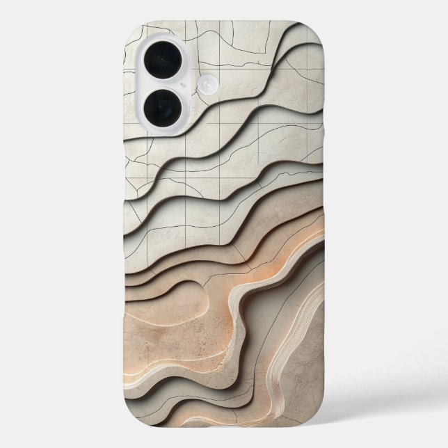 Earthline Grid Phone Case (Back)