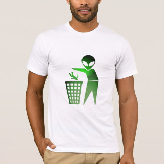 Earthling Are Rubbish (GloGreen) T-Shirt