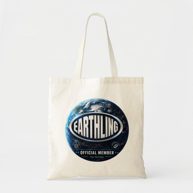Earthling Official Member Design Tote Bag (Front)
