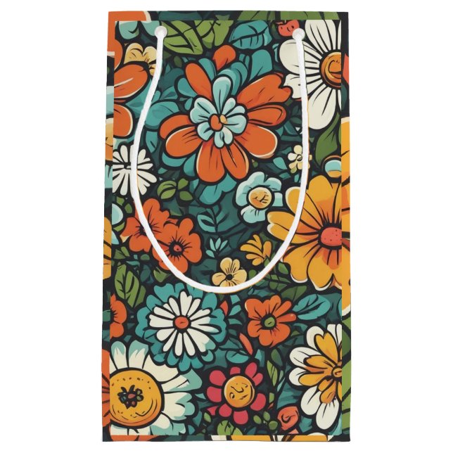 Earthly Flowers Small Gift Bag (Front)