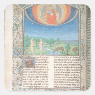 Earthly Paradise, a Book on Seven Ages of World Square Sticker
