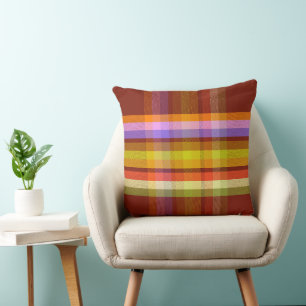 Earthly Plaid DF Cushion