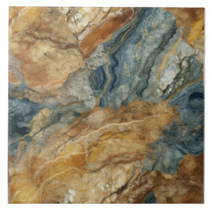 Earthly Tone Marble Pattern Ceramic Tile
