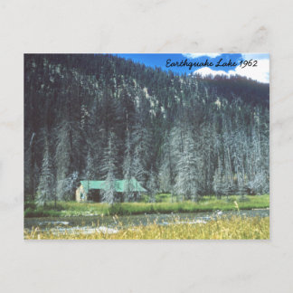 Earthquake Lake 1962 Montana Postcard