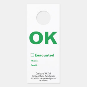Earthquake Safety Help/Okay_KC Soll Door Hangerv2 Hanger