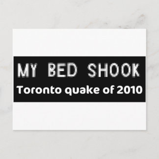 EARTHQUAKE Toronto Postcard