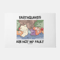 Earthquakes Are Not My Fault Plate Tectonics Map