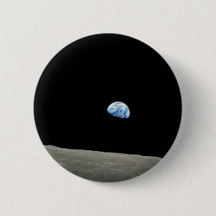 Earthrise 6 Cm Round Badge