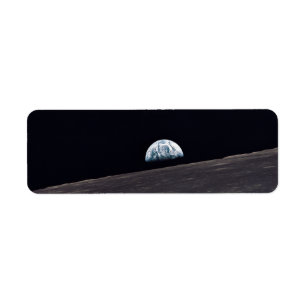Earthrise Return Address Label