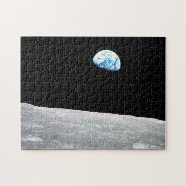 Earthrise - The Lunar Perspective Jigsaw Puzzle (Horizontal)