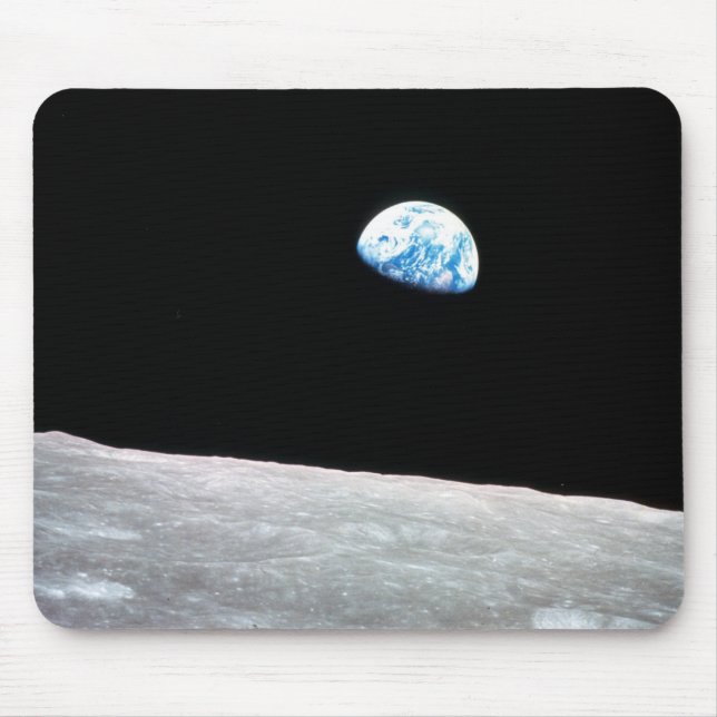 Earthrise - The Lunar Perspective Mouse Pad (Front)