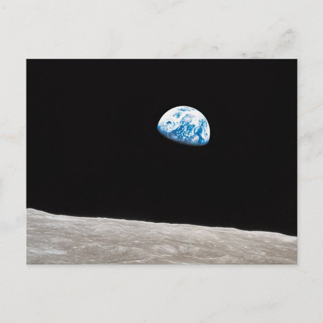 Earthrise William Anders Postcard (Front)