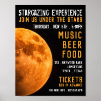 Earth's Blood Moon, Planetarium Event Advertising