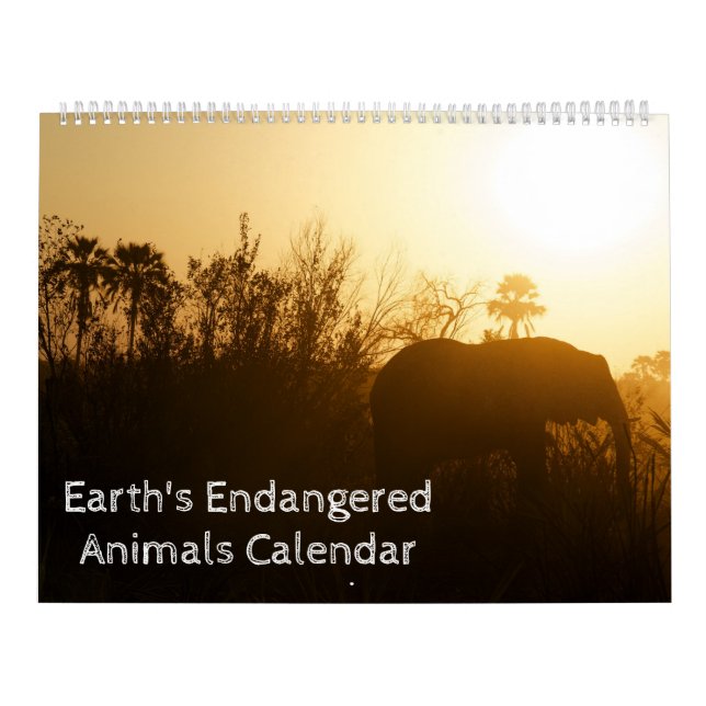 Earth's Endangered Species Calendar (Cover)