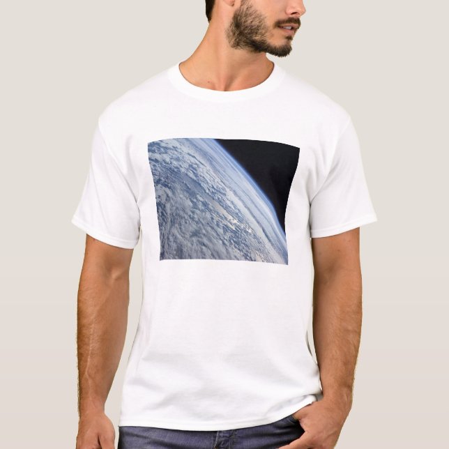 Earth's horizon against the blackness of space T-Shirt (Front)