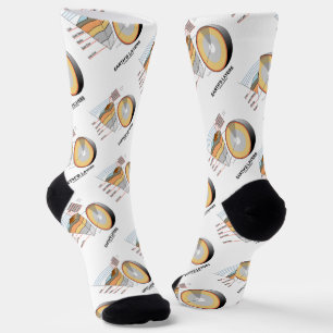 Earth's Layers Earth Science Geology Socks