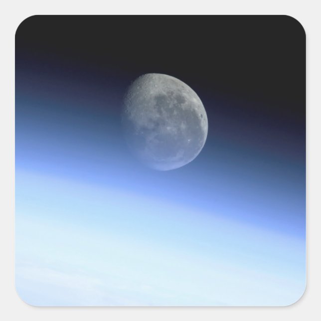 Earth's limb square sticker (Front)