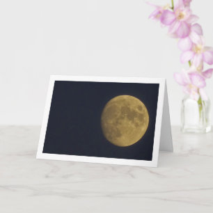 Earth's Moon Landscape Card