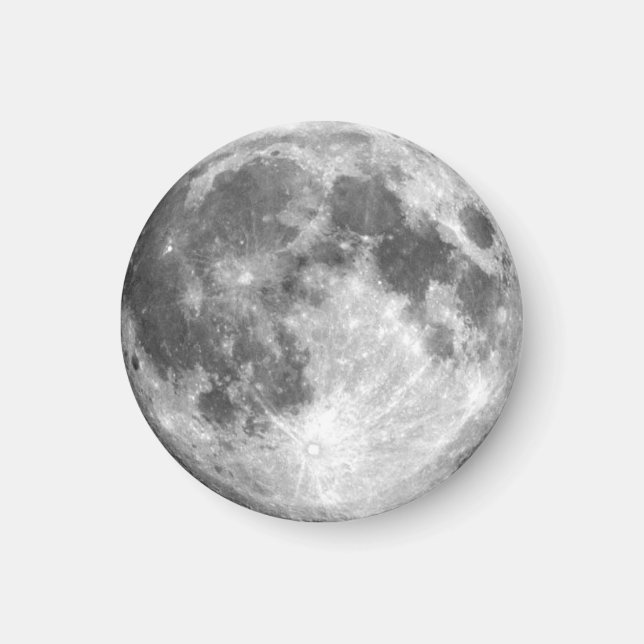 EARTH'S MOON (solar system) ~ Magnet (Front)