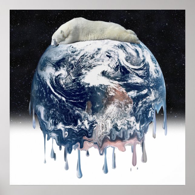 Earth's Polar Bear Hug Poster (Front)
