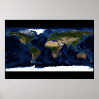 Earth's Surface 78x52 (72x48) Poster