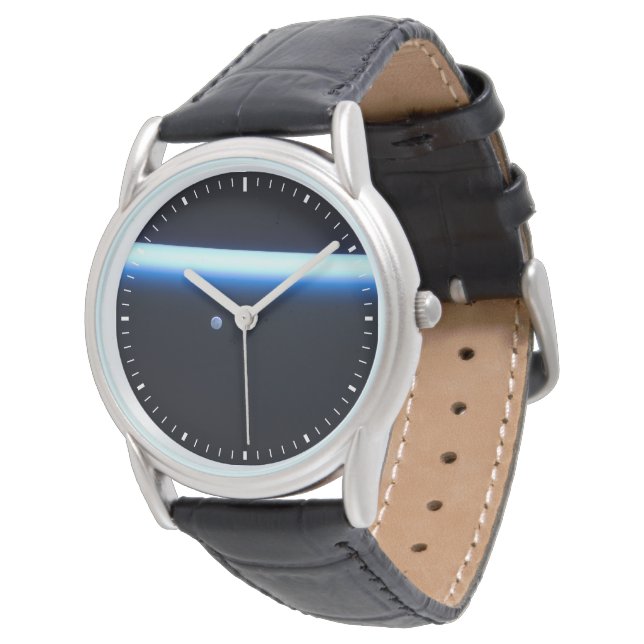 Earth's Thin Line Of Atmosphere And A Gibbous Moon Watch (Angled)