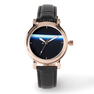 Earth's Thin Line Of Atmosphere And A Gibbous Moon Watch