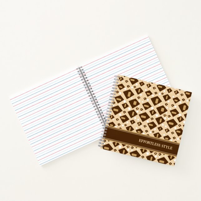 Earthtone Geometry Notebook (Inside)