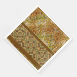 Earthtone Sampler Paper Party Napkins