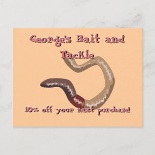 Earthworm Postcard