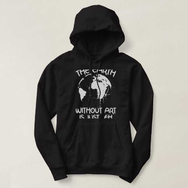 Earthworm Train Like Superhero Creature Earthworm Hoodie (Design Front)