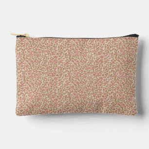 Earthy 1940s Retro Rosebud Utility Accessory Pouch